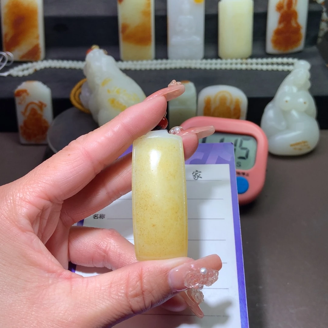 和田玉挂件未镶嵌秋*