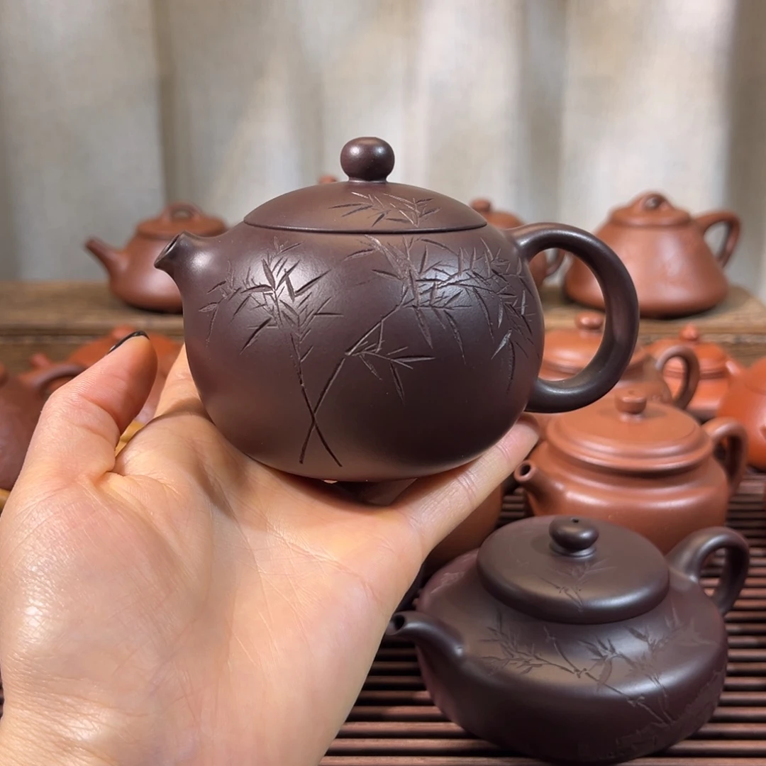 紫砂茶壶河豚西施