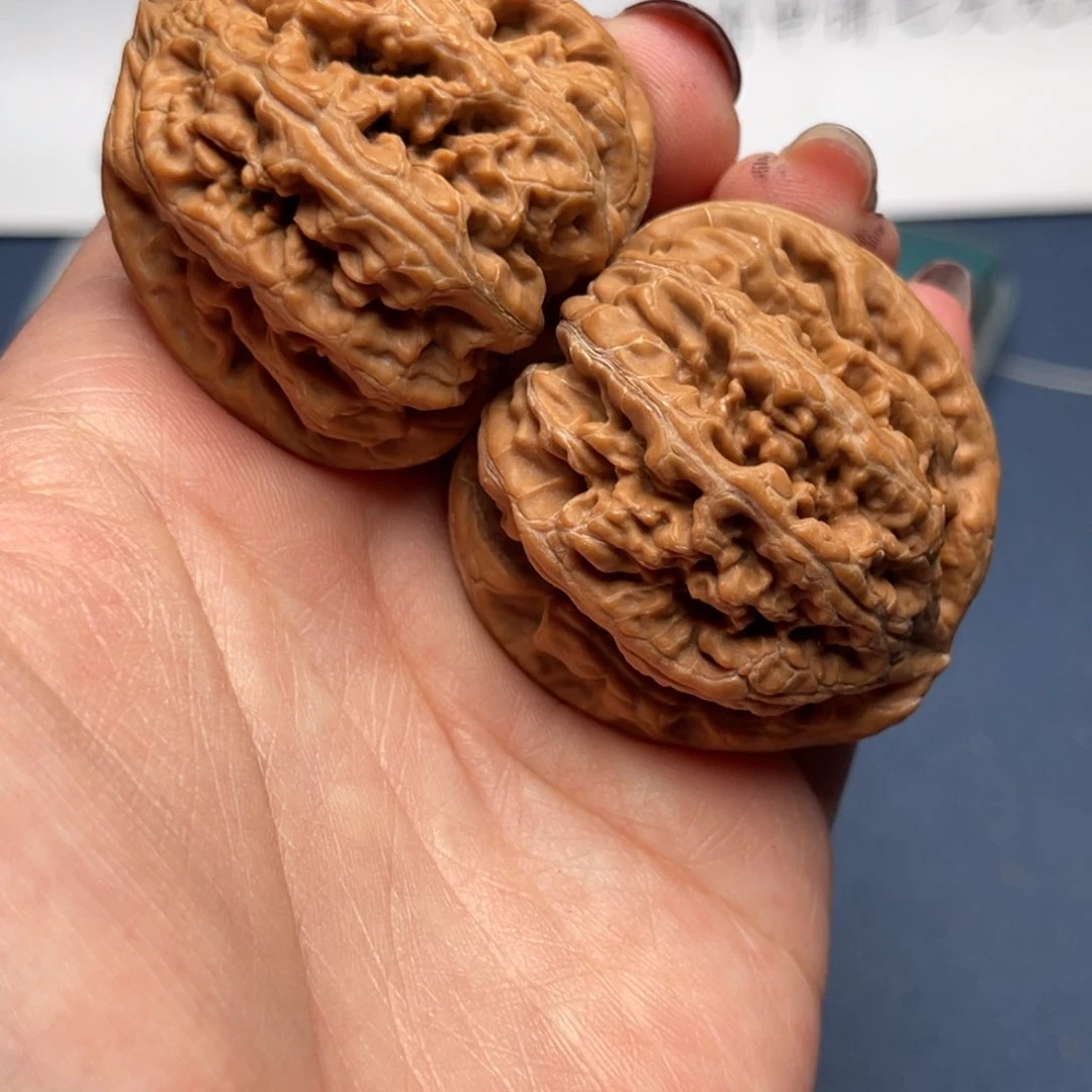 文玩核桃把件粗筋40