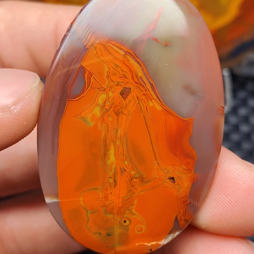 玛瑙/玉髓吊坠(不含链)未镶嵌老*