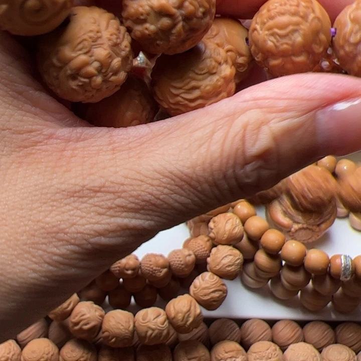 猴头核桃吊坠黑天漏眼款15