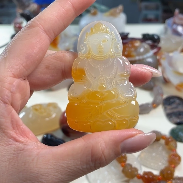 玛瑙/玉髓吊坠(不含链)未镶嵌