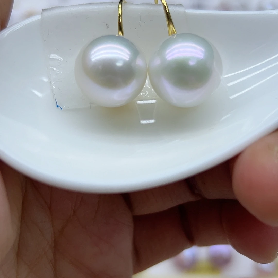 淡水珍珠耳饰银S925镶嵌Y*.3补差价