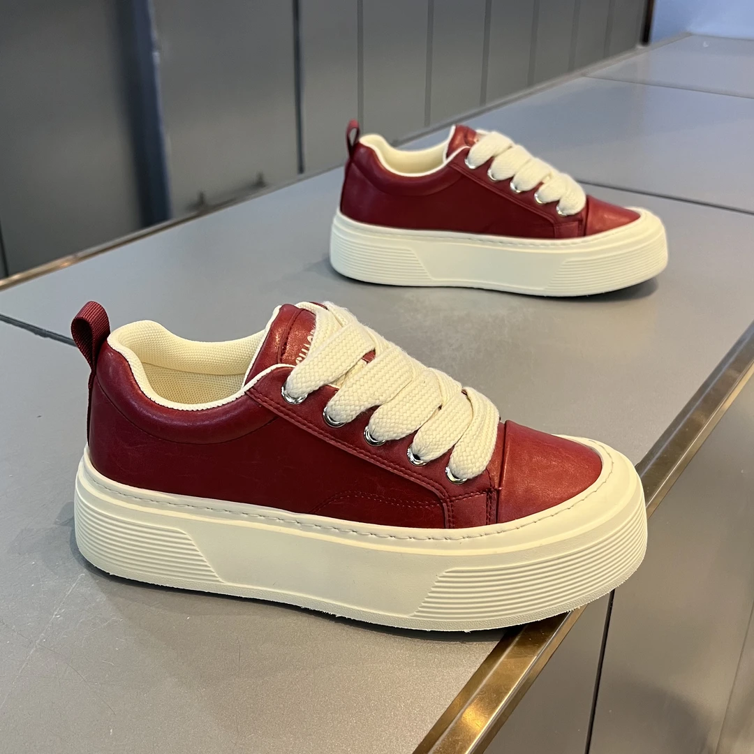 休闲鞋休闲板鞋低帮青少年增高素面厚底百搭男鞋