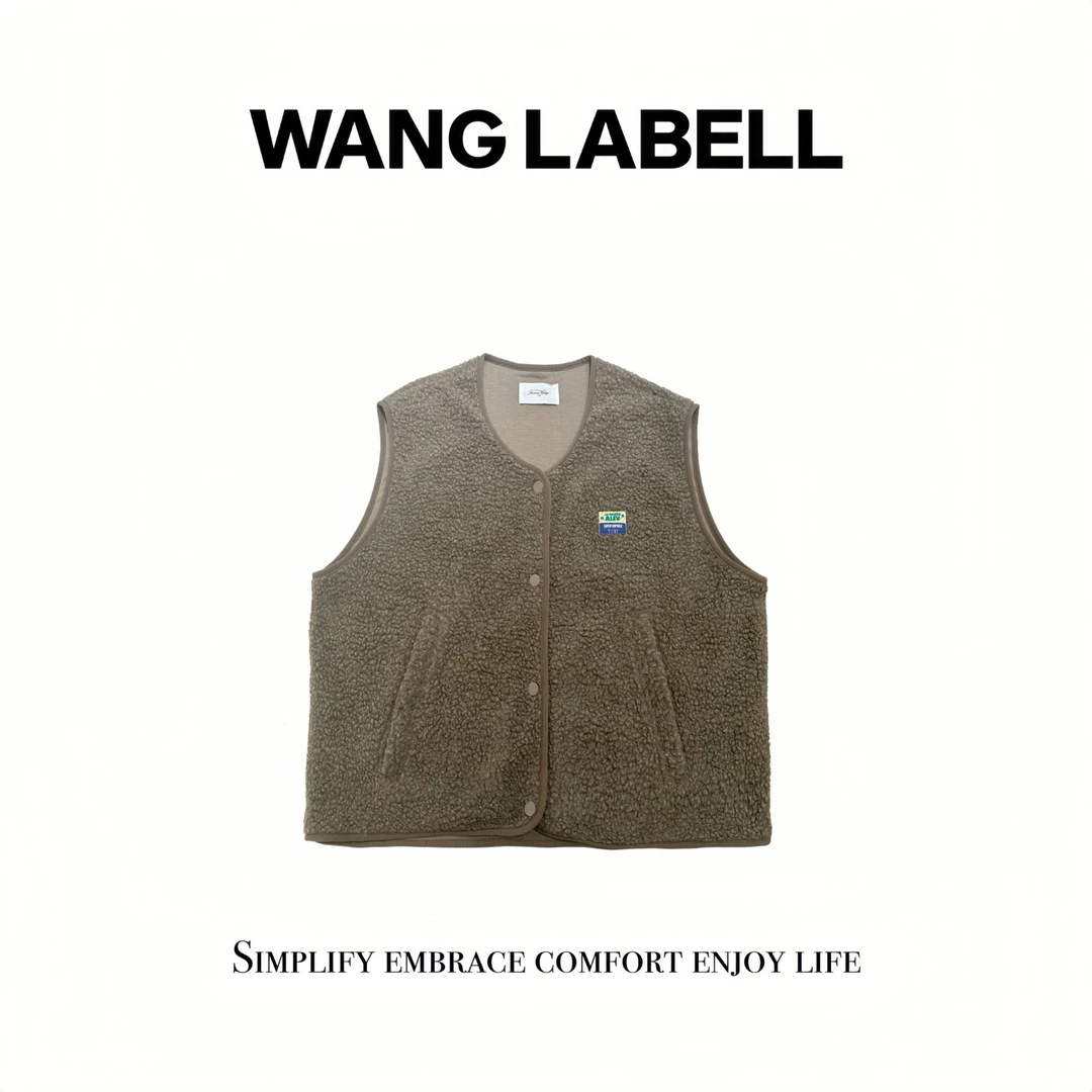 【秋】 |  AMV 羊羔绒马甲   休闲百搭马夹显瘦秋冬