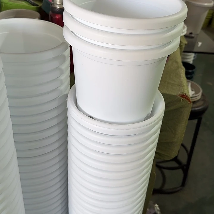 四季3#口径21白色10个带拖