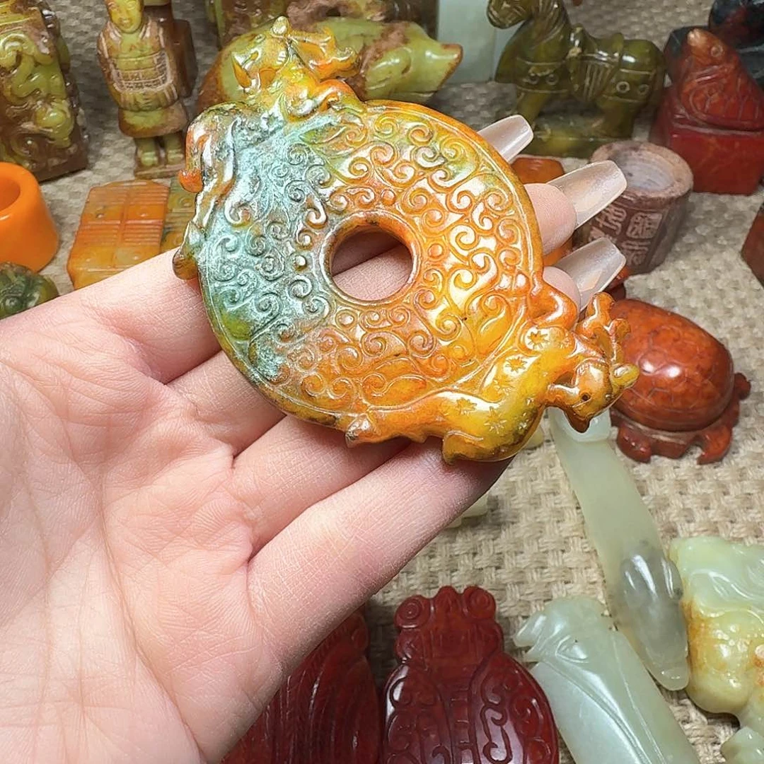 白玉菩提吊坠挂件