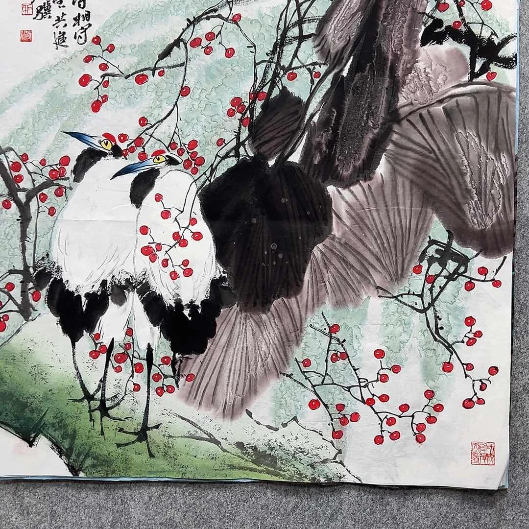 绘画韩江书画石庆骥