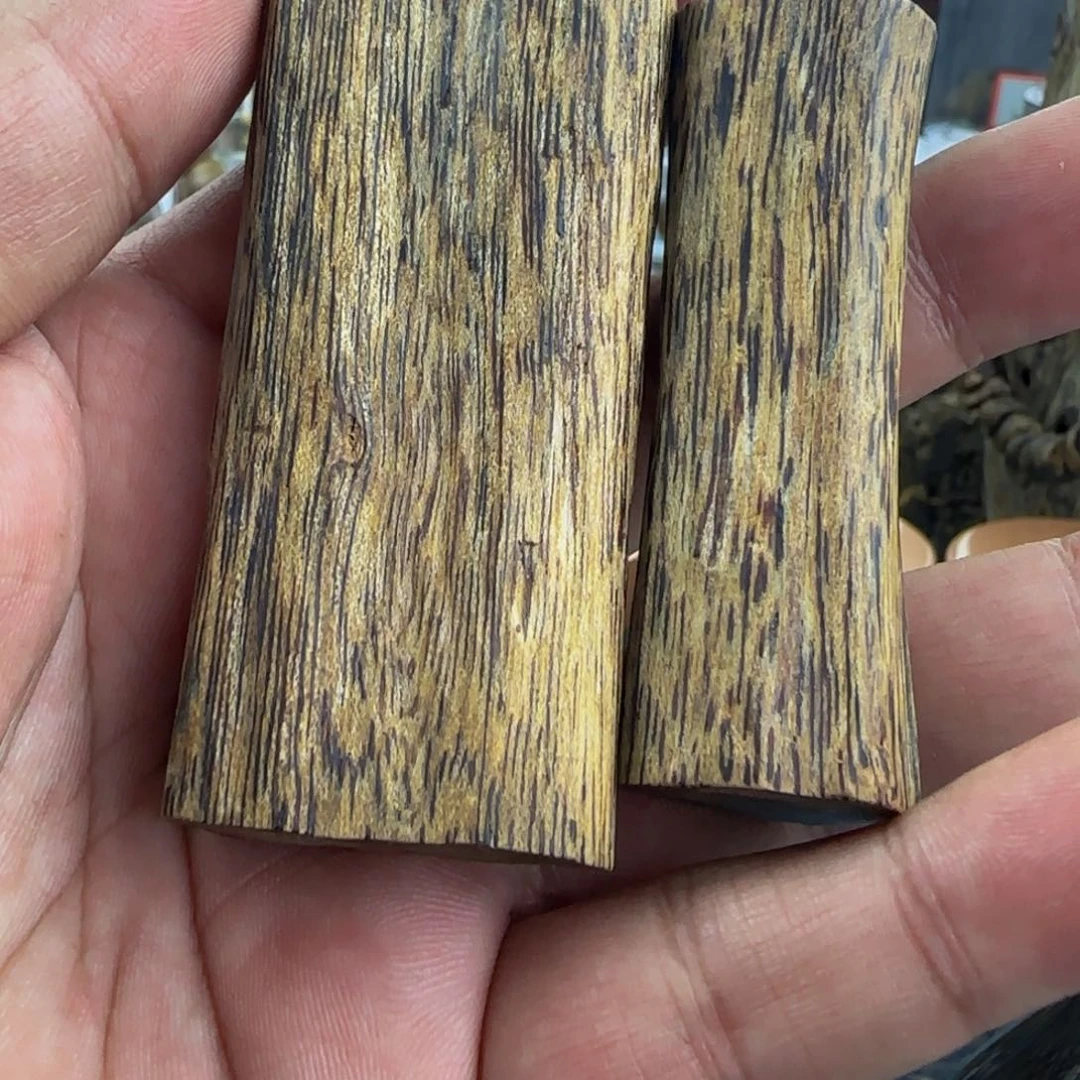 沉香手把件奇楠沉香无事牌