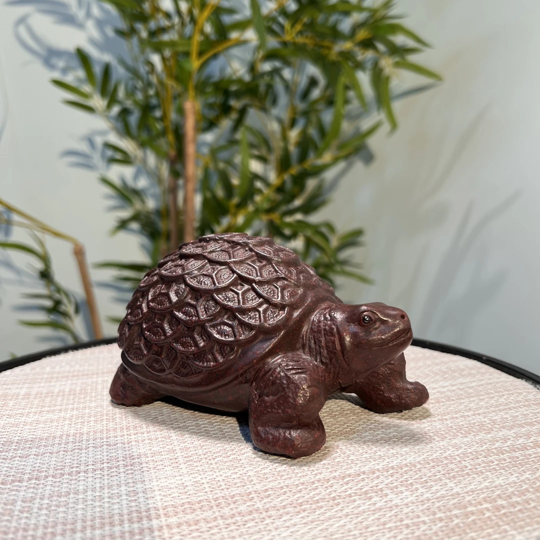 宜兴紫砂茶宠金钱龟（大）