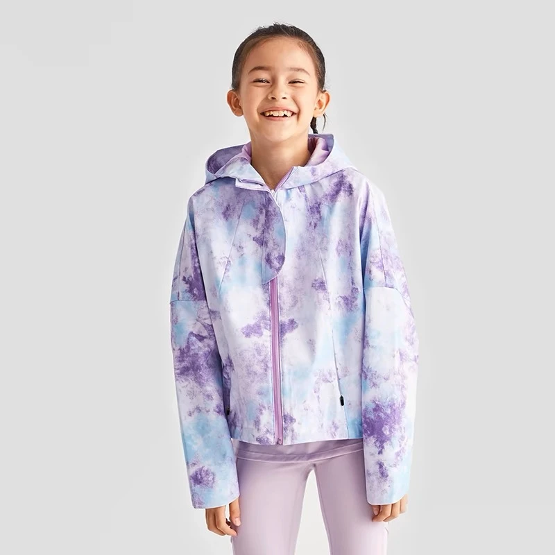 煊染系列【云墨轻行】防风夹克外套！春秋季儿童重工连帽外套 6506