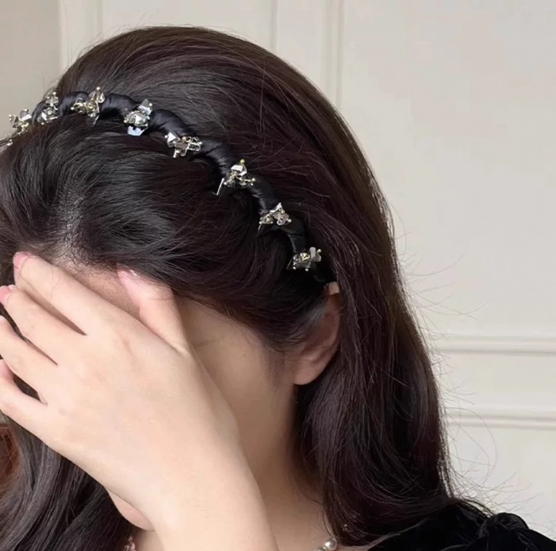 【Maggie】日韩少女时尚路易斯发箍手工丝绒小香风复古饰品气质223