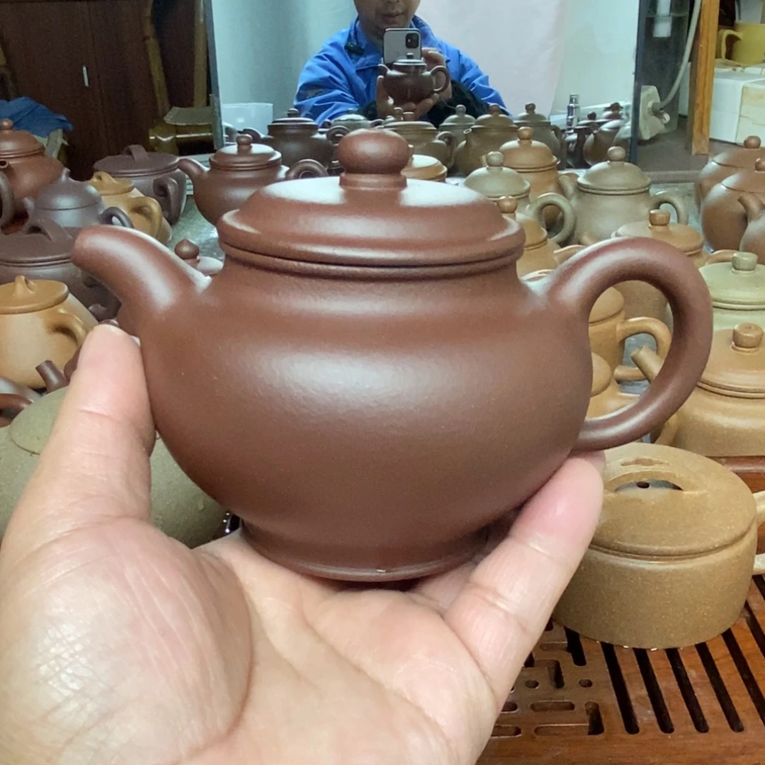 紫砂茶壶底漕青零添加多只壶249 CC瑕疵
