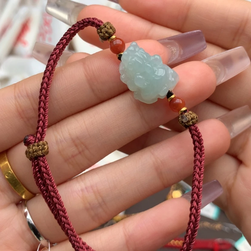 【闪购商品】翡翠手绳未镶嵌楓*頭一