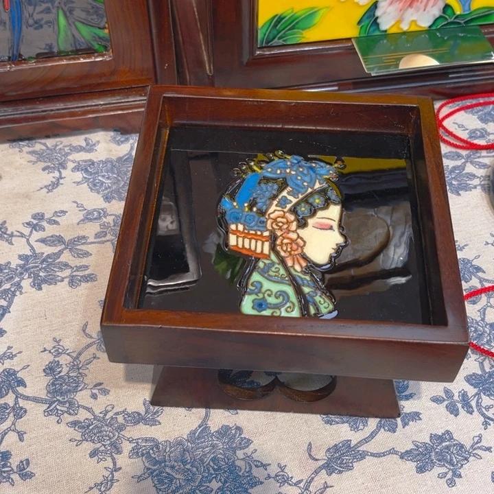 木瓷板画艺术作品