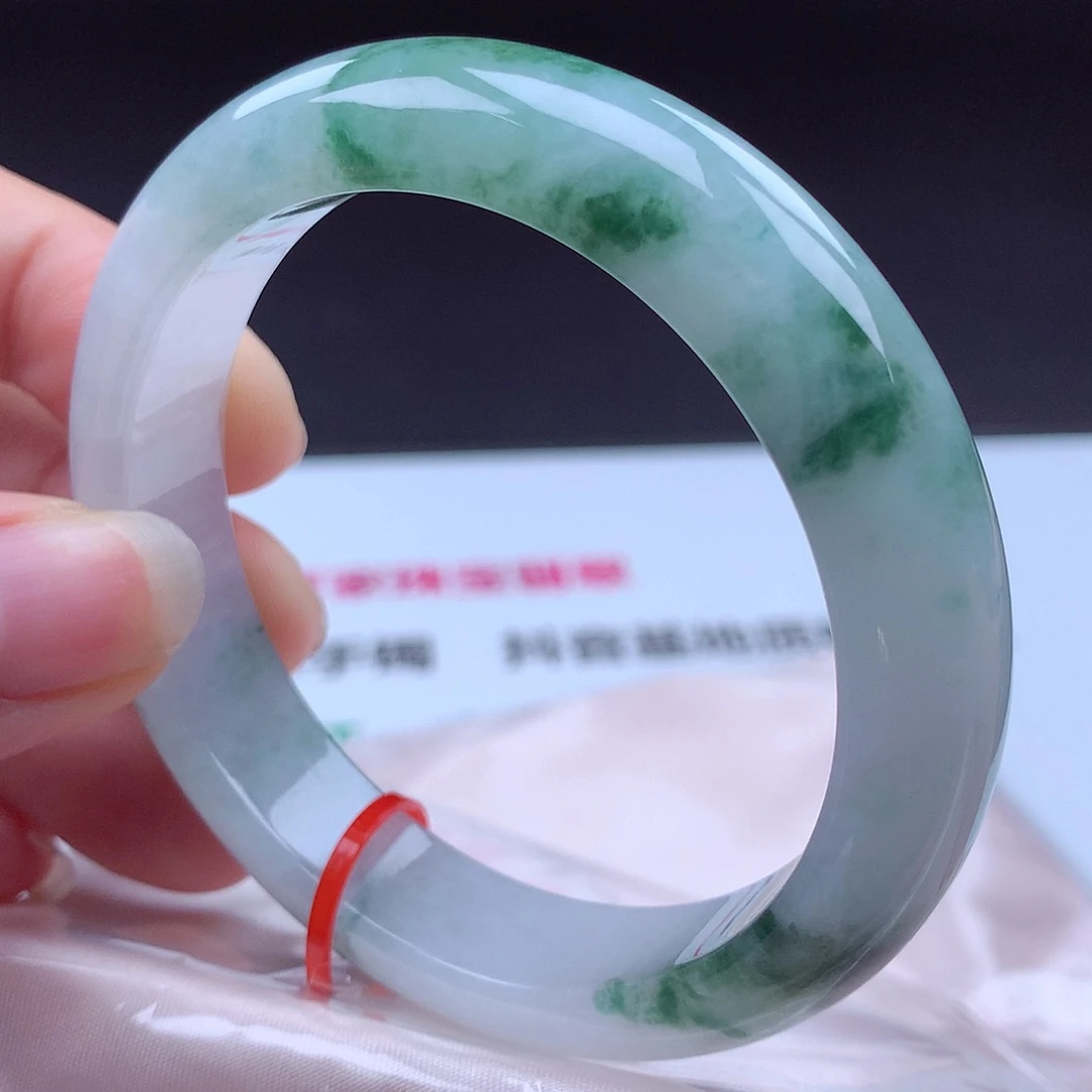 翡翠未镶嵌手镯手镯002050