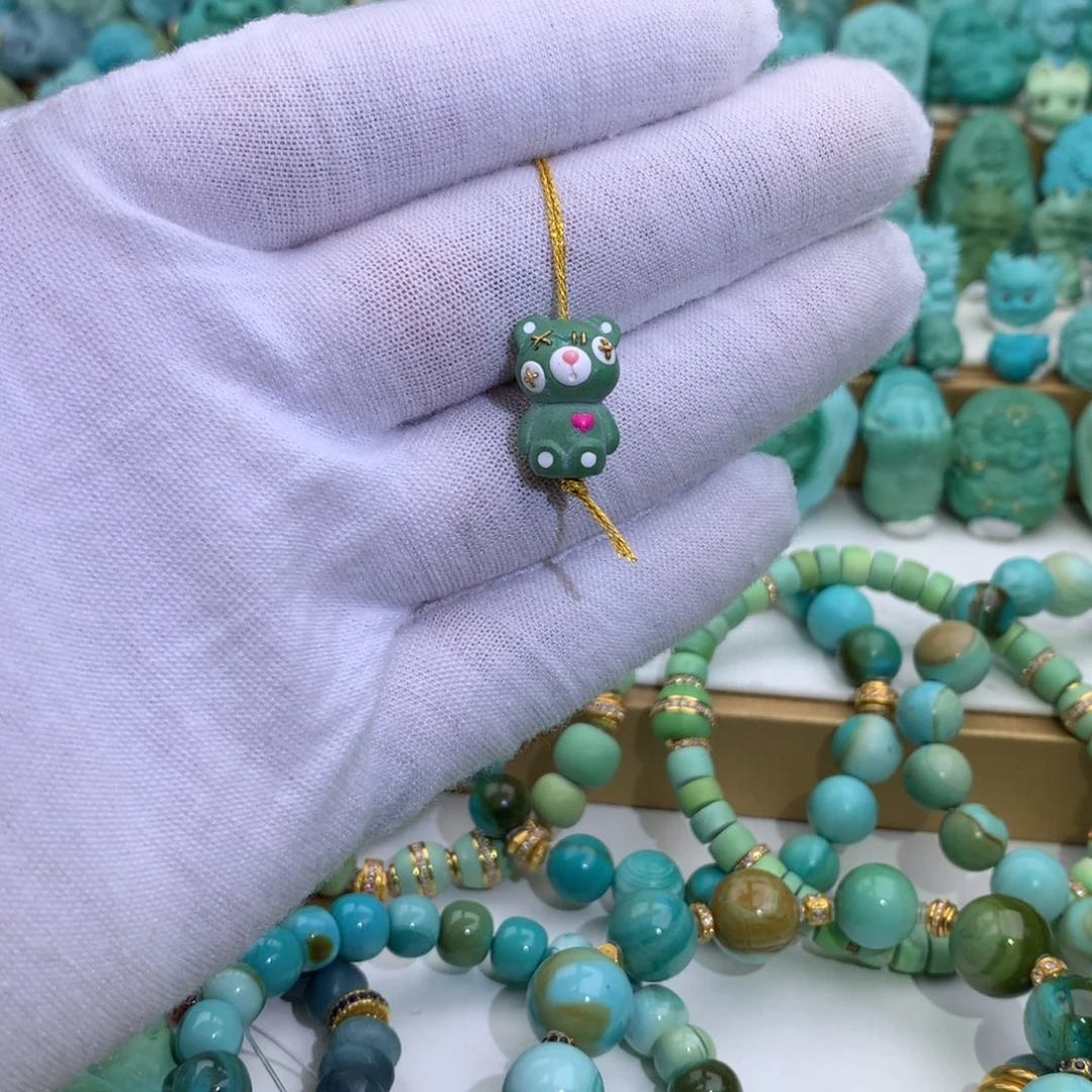 绿松石未镶嵌手链