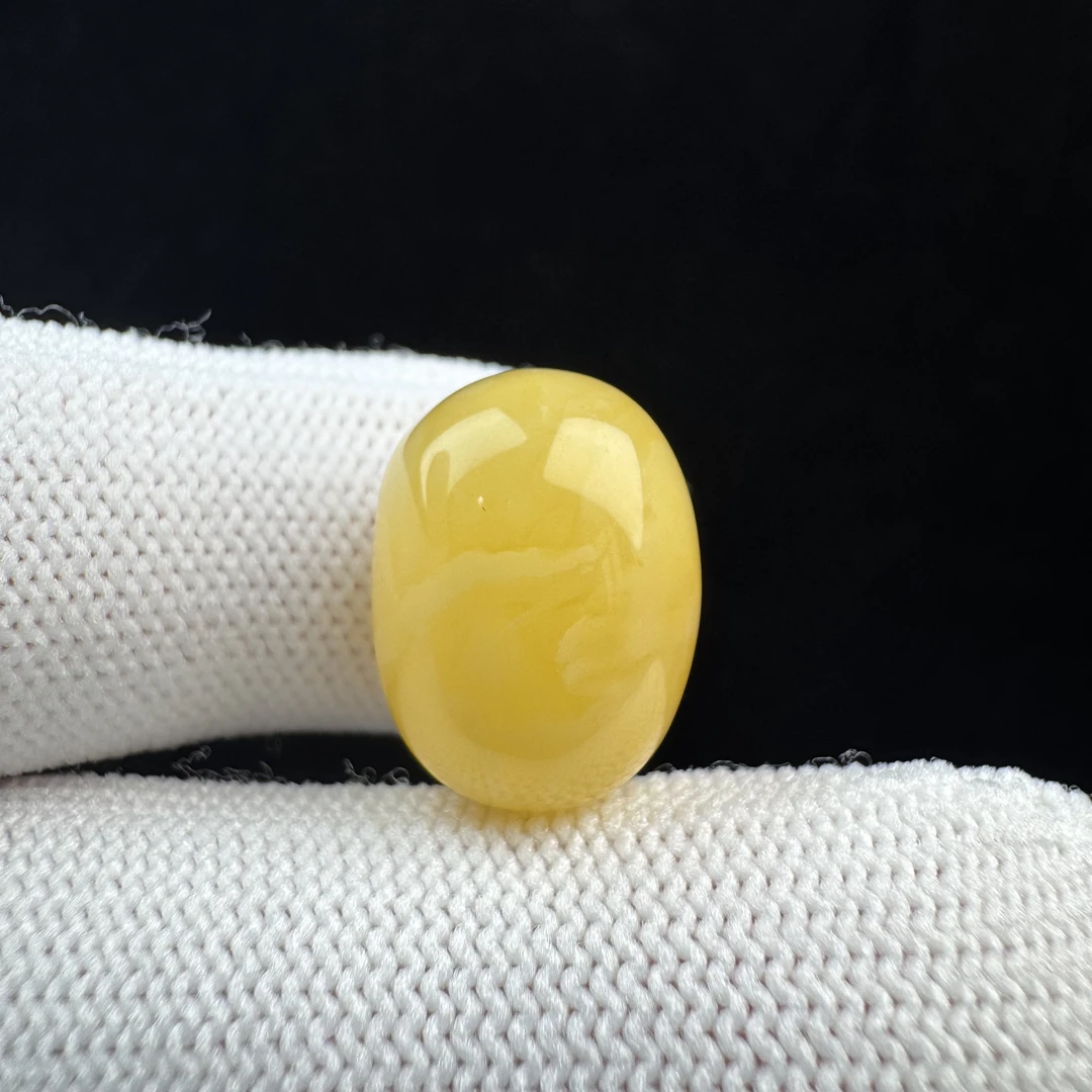 M1790天然原矿蜜蜡 枣珠12.5*16.7mm支持复检假一罚十
