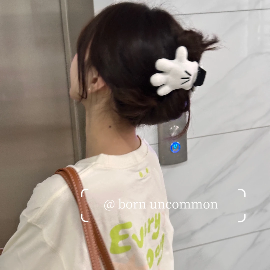 可爱小手抓夹风立体公仔发卡手掌发夹夸张创意