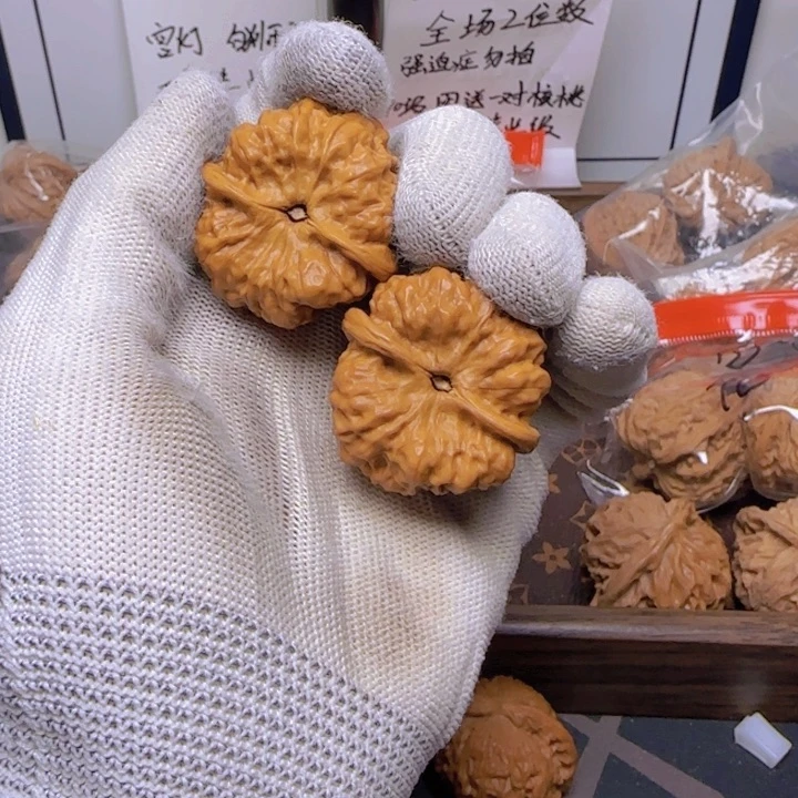 核桃手串/手链?蛤蟆头纯手工打底