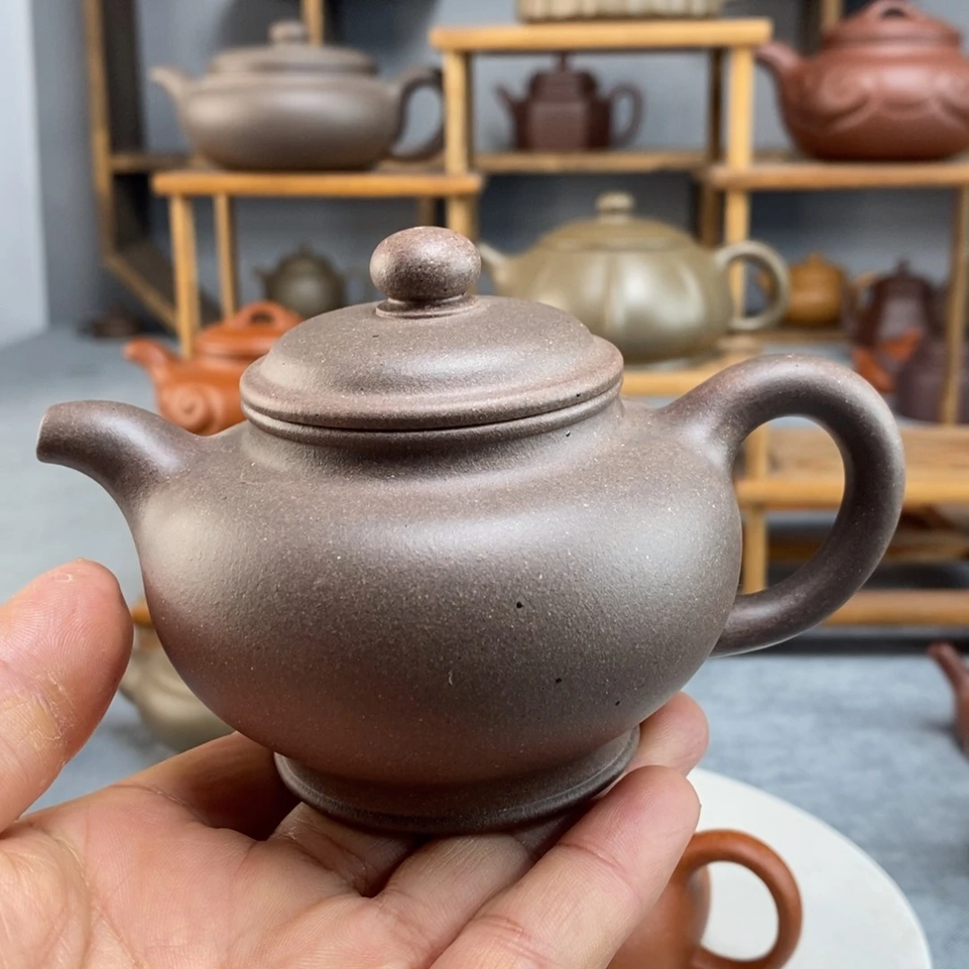 紫砂茶壶丑泥掇只