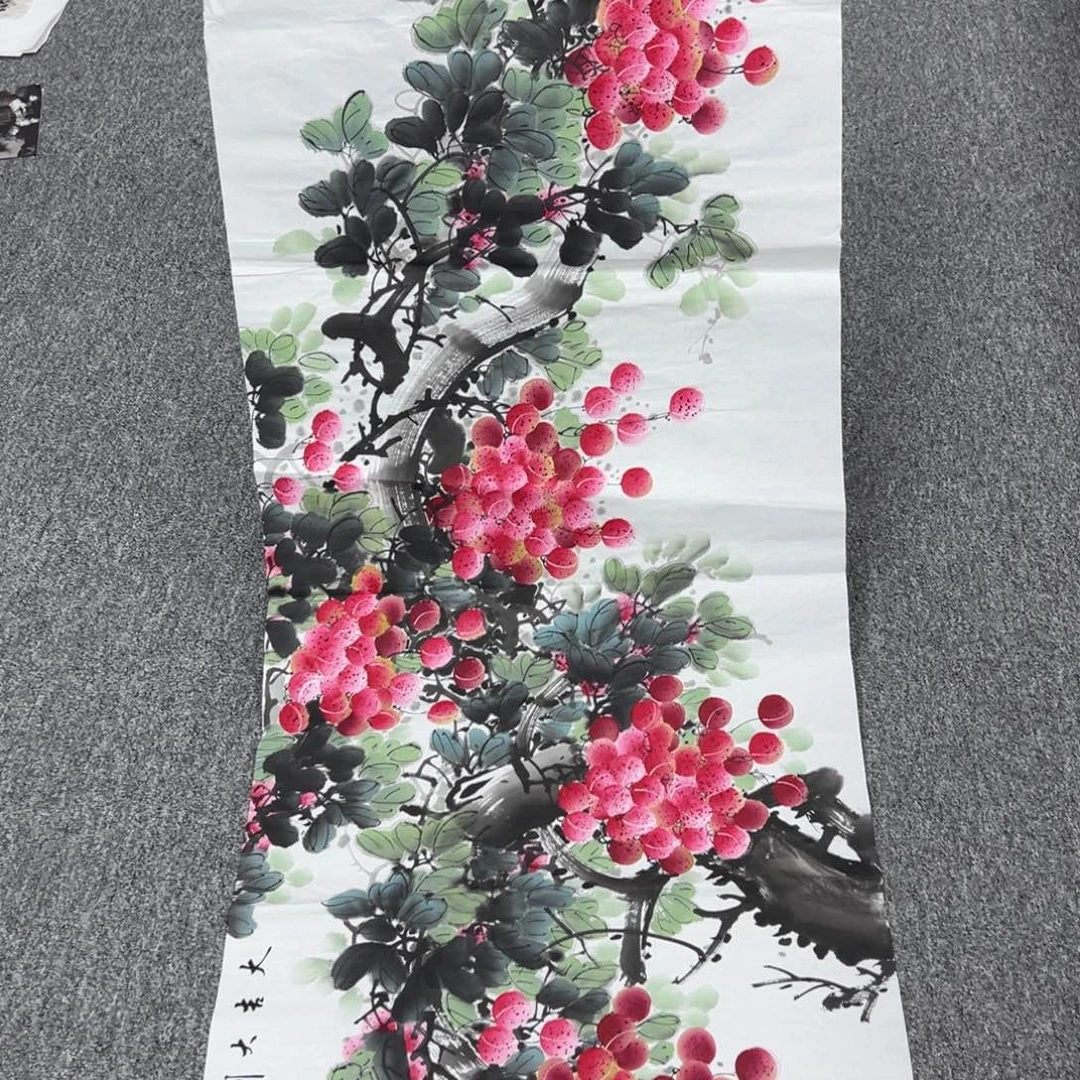 国画纯手绘字画宣纸