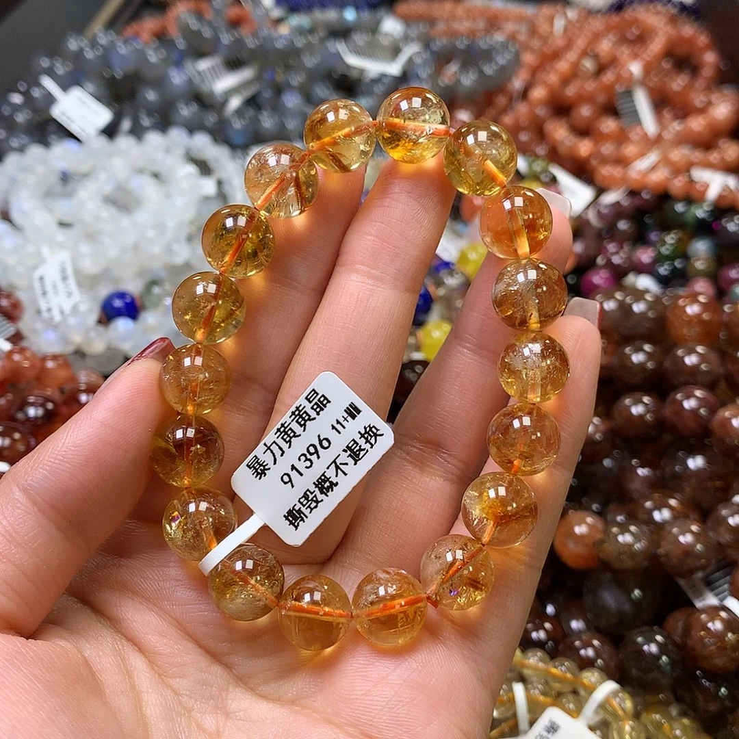 水晶手链未镶嵌，