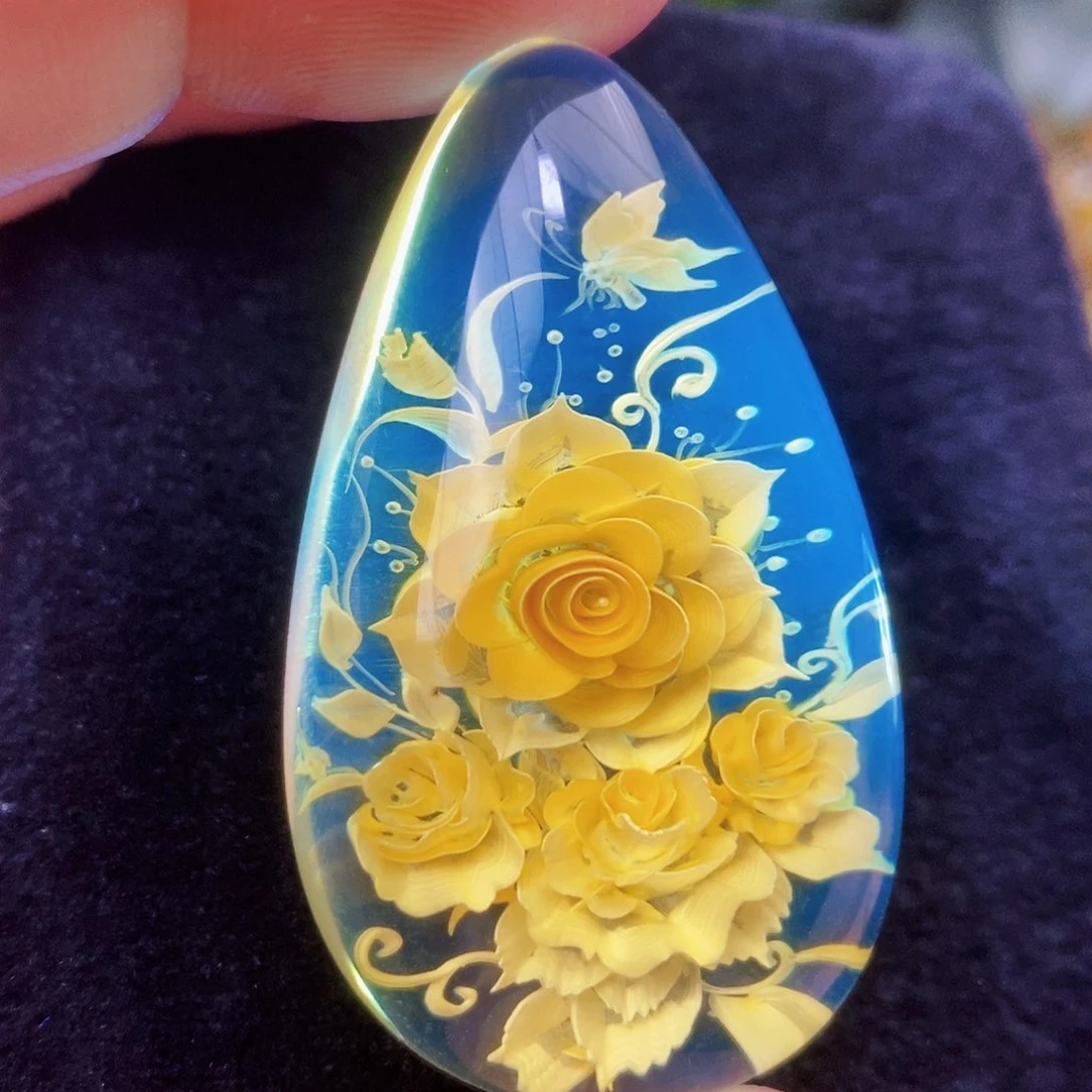 【闪购商品】金珀吊坠(不含链)未镶嵌