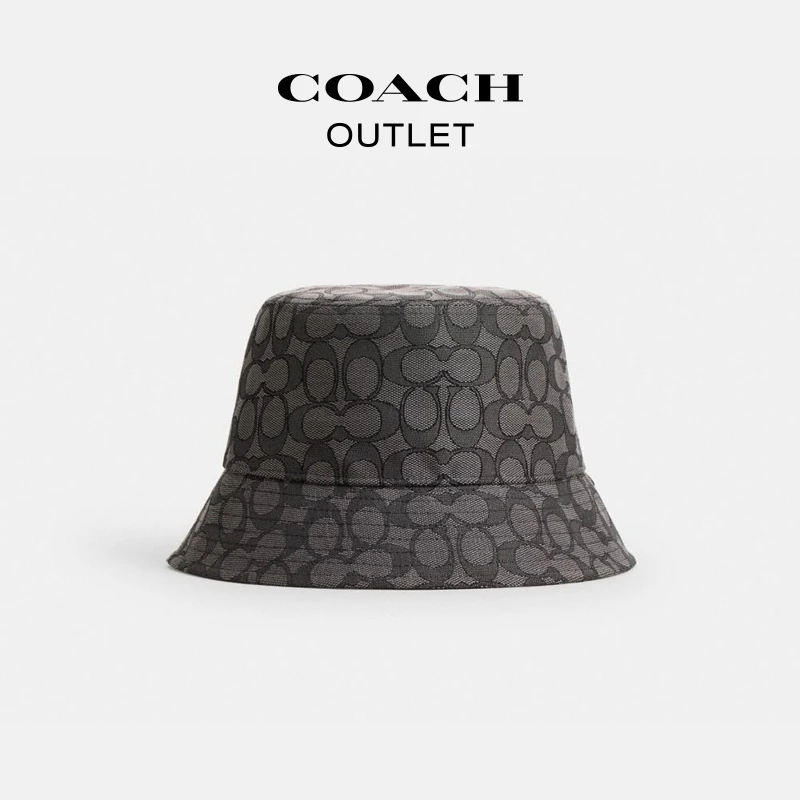 【新品】COACH/蔻驰奥莱 经典标志渔夫帽
