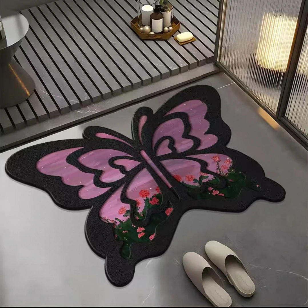 【巨防滑】异形入户门垫浴室轻奢耐脏防滑吸水地毯裁剪地垫