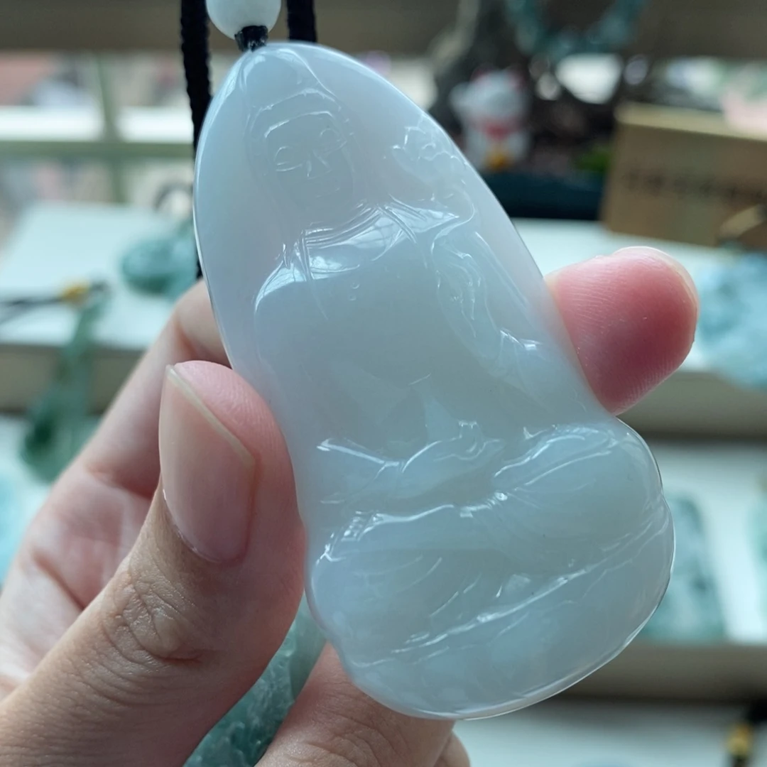 【闪购商品】颈饰未镶嵌翡翠天然缅甸A货翡翠