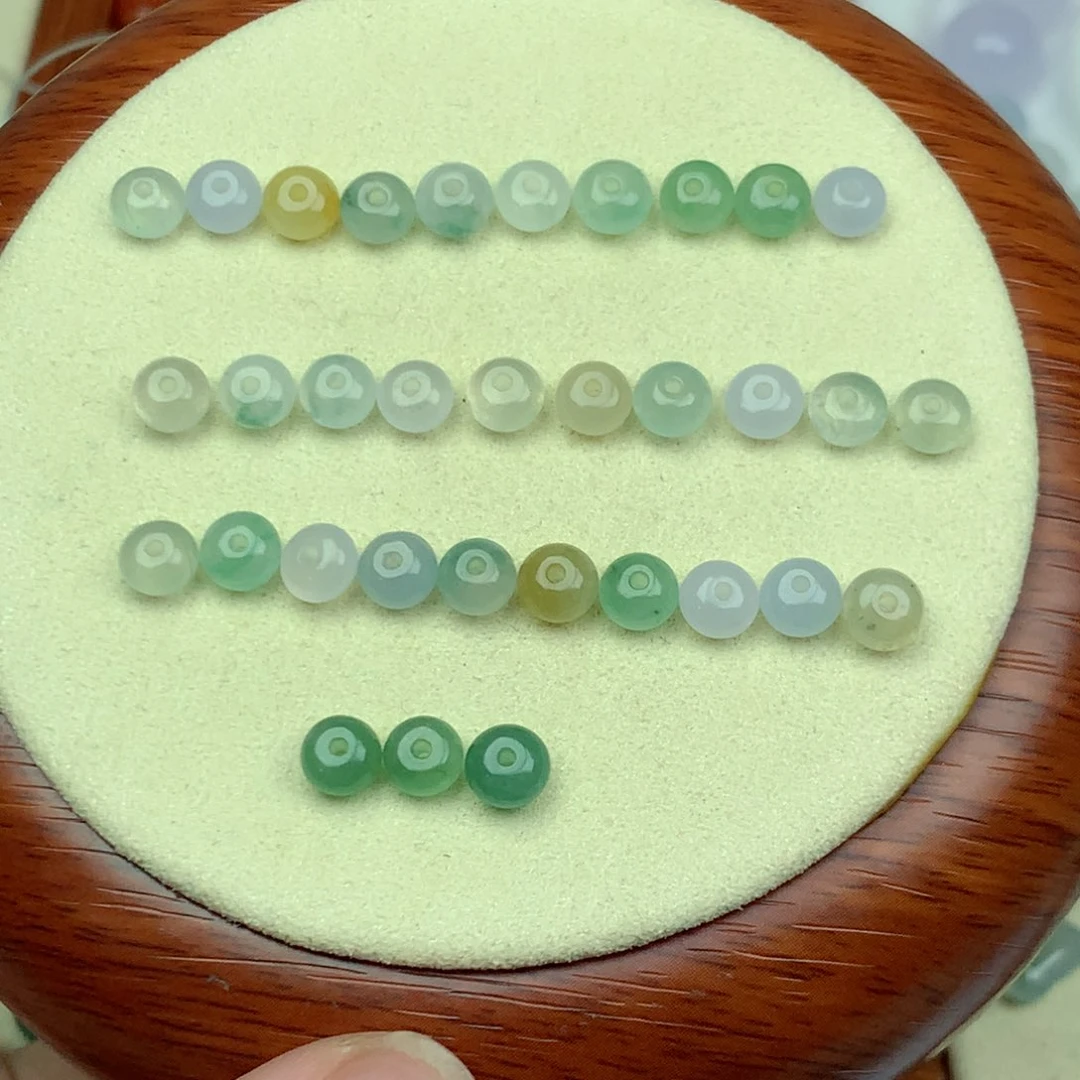 翡翠未镶嵌项链章*珠子