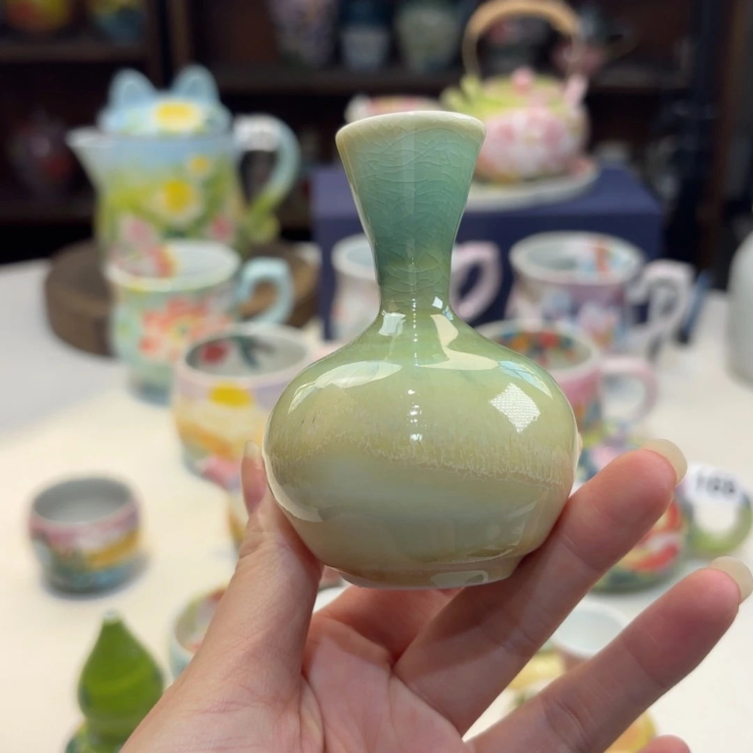 景德镇手绘高温釉下彩陶瓷茶具