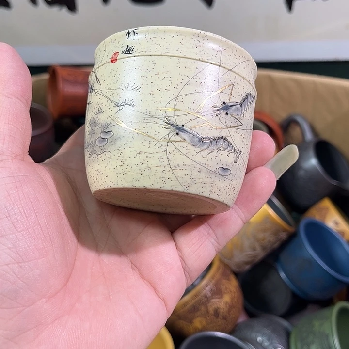 茶杯紫砂全手工紫砂主人杯