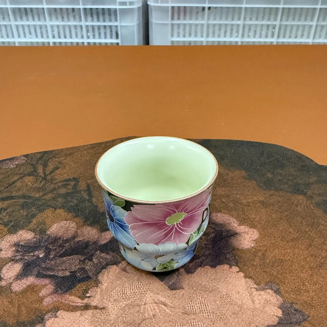 繁花黄汝品茗杯 DX526