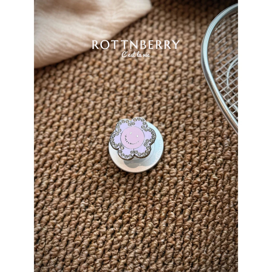 RottnBerry · 向阳灿灿 笑脸钻石珐琅磁吸手机支架
