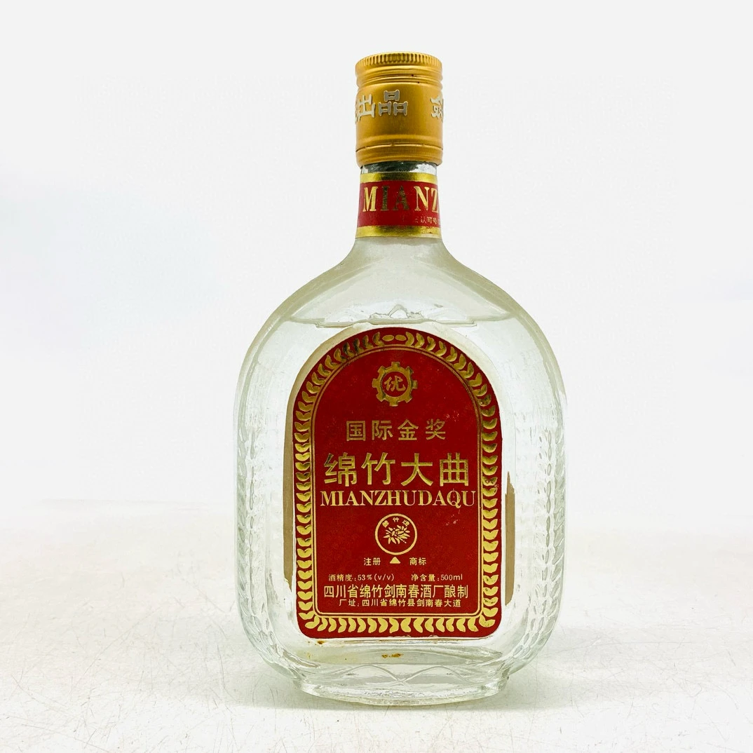 90年代 绵竹大曲 53度500ml 已鉴定