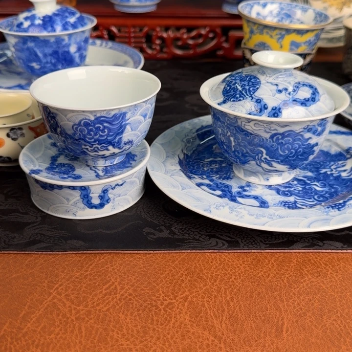 摆件景德镇陶瓷茶器套装