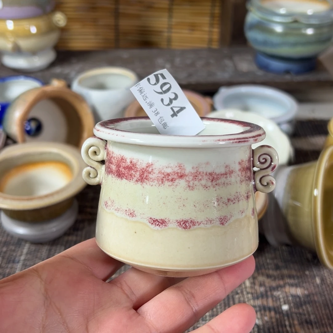 陶瓷景德镇手工花盆