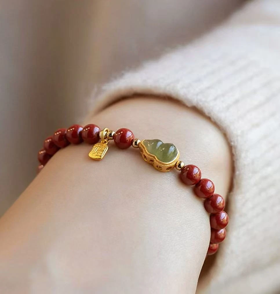 非金属皮质手链 314红葫芦-精品手串(无礼盒)AD314