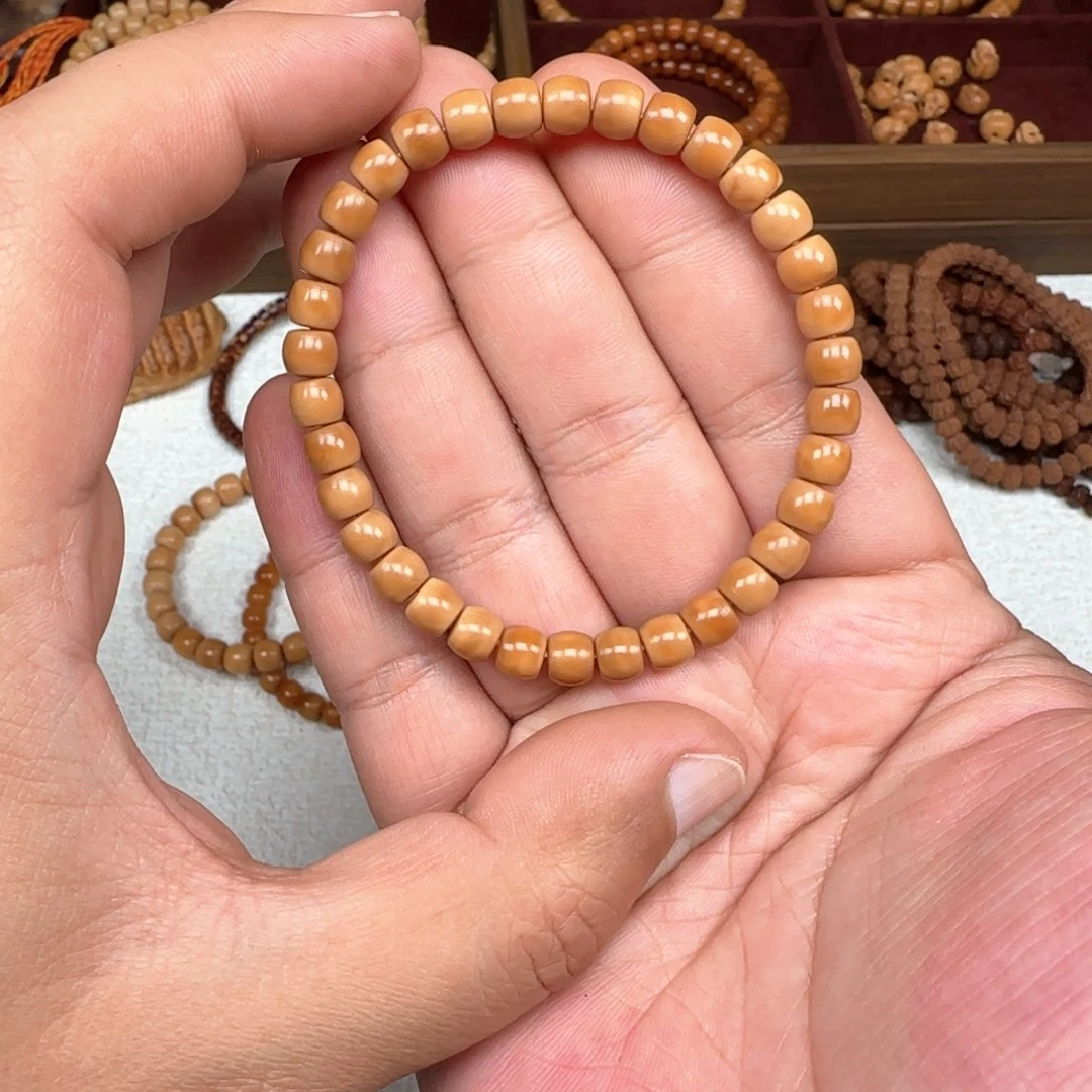 星月菩提手串龙脊 直切 尺寸0.7