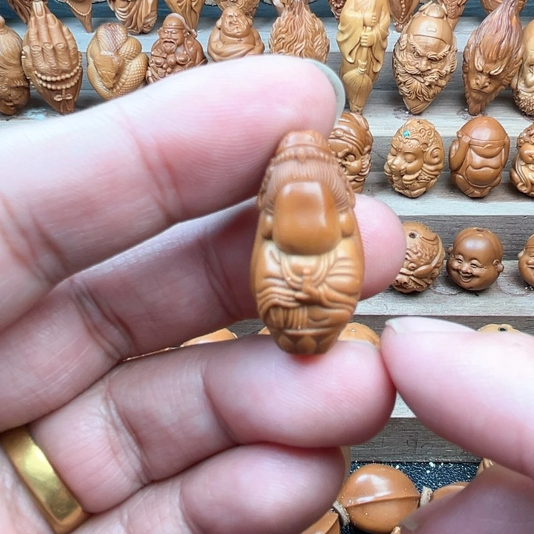 橄榄核吊坠15观音福利