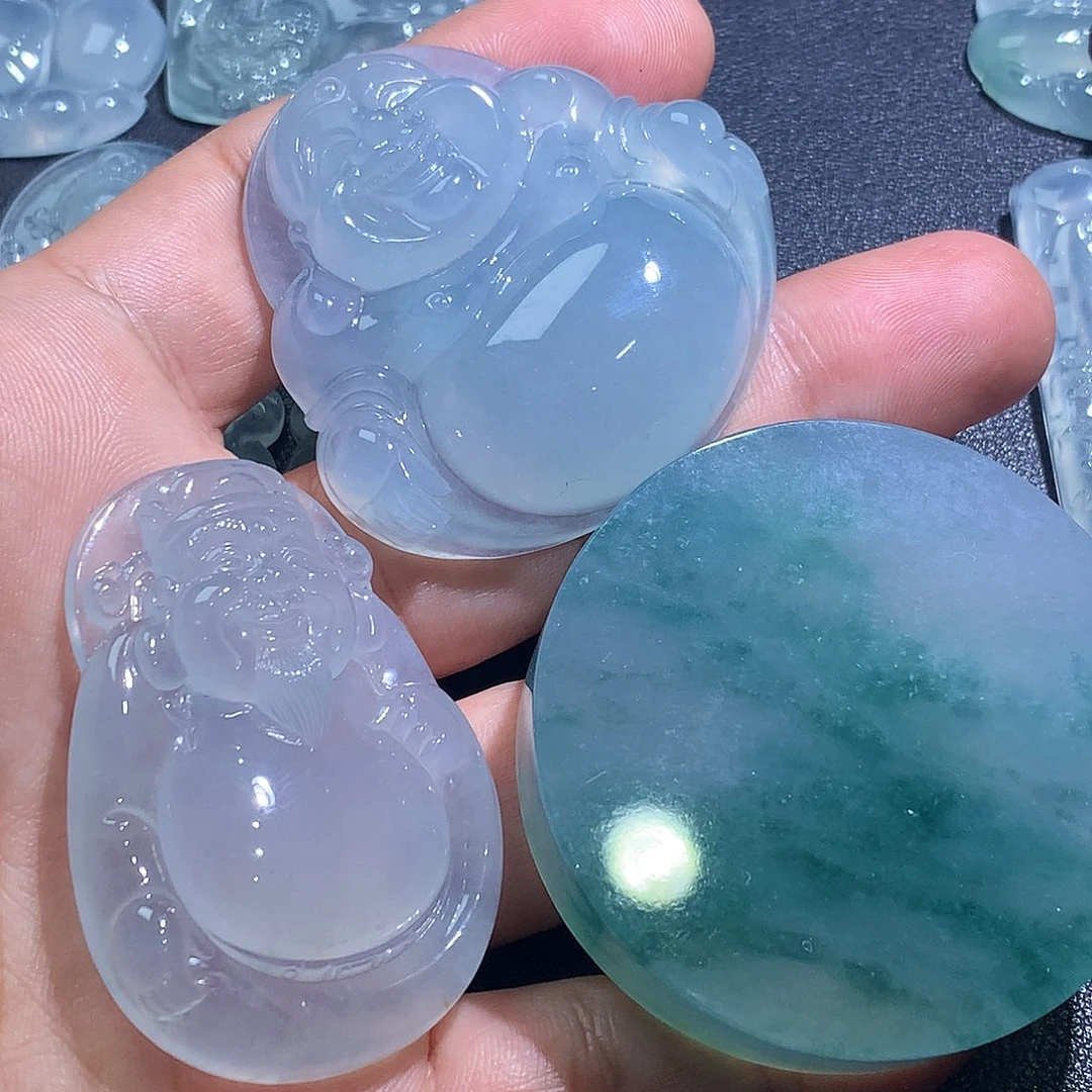 翡翠未镶嵌挂件翡翠