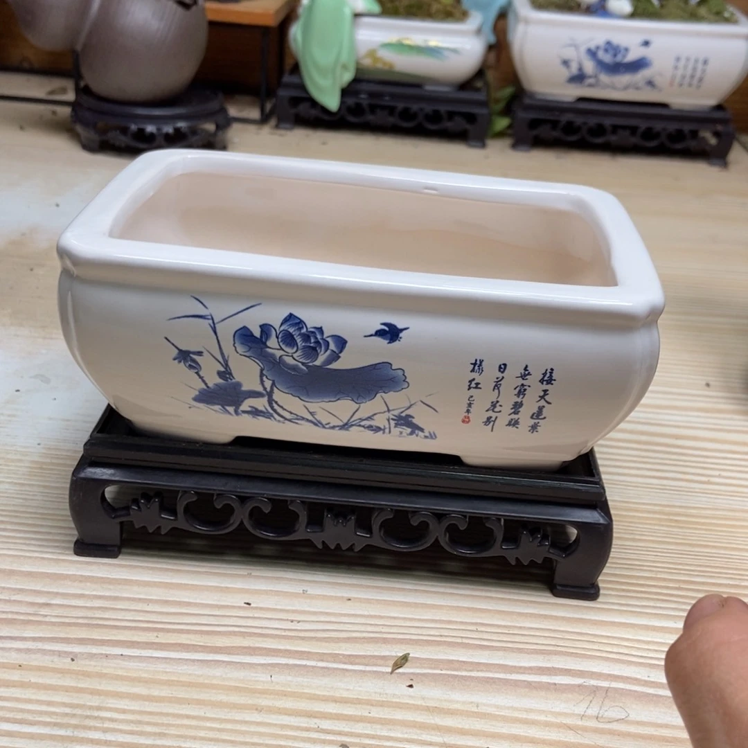 瓷片陶瓷花盆陶瓷艺术