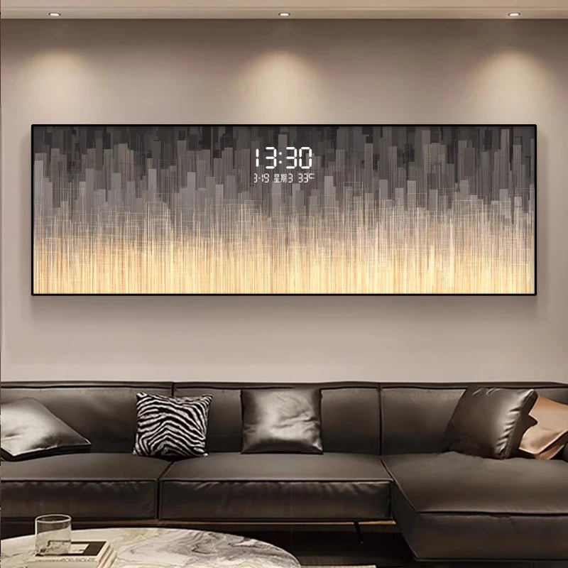 现代简约轻奢客厅装饰画2025办公室高级感沙发背景墙卧室床头壁画