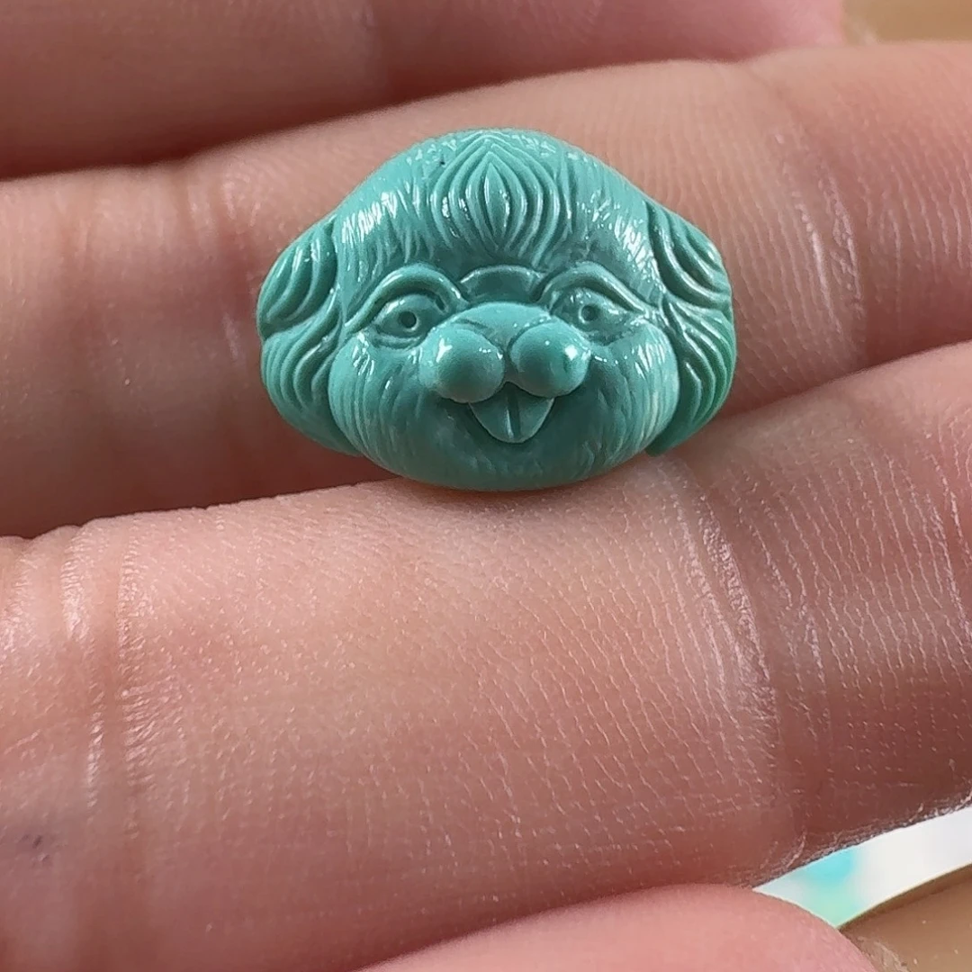 绿松石未镶嵌颈饰