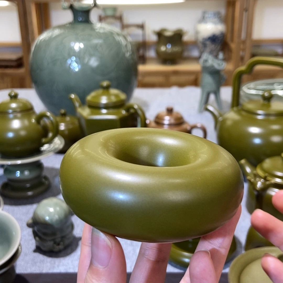 是***啊瓷片茶热末釉甜甜圈