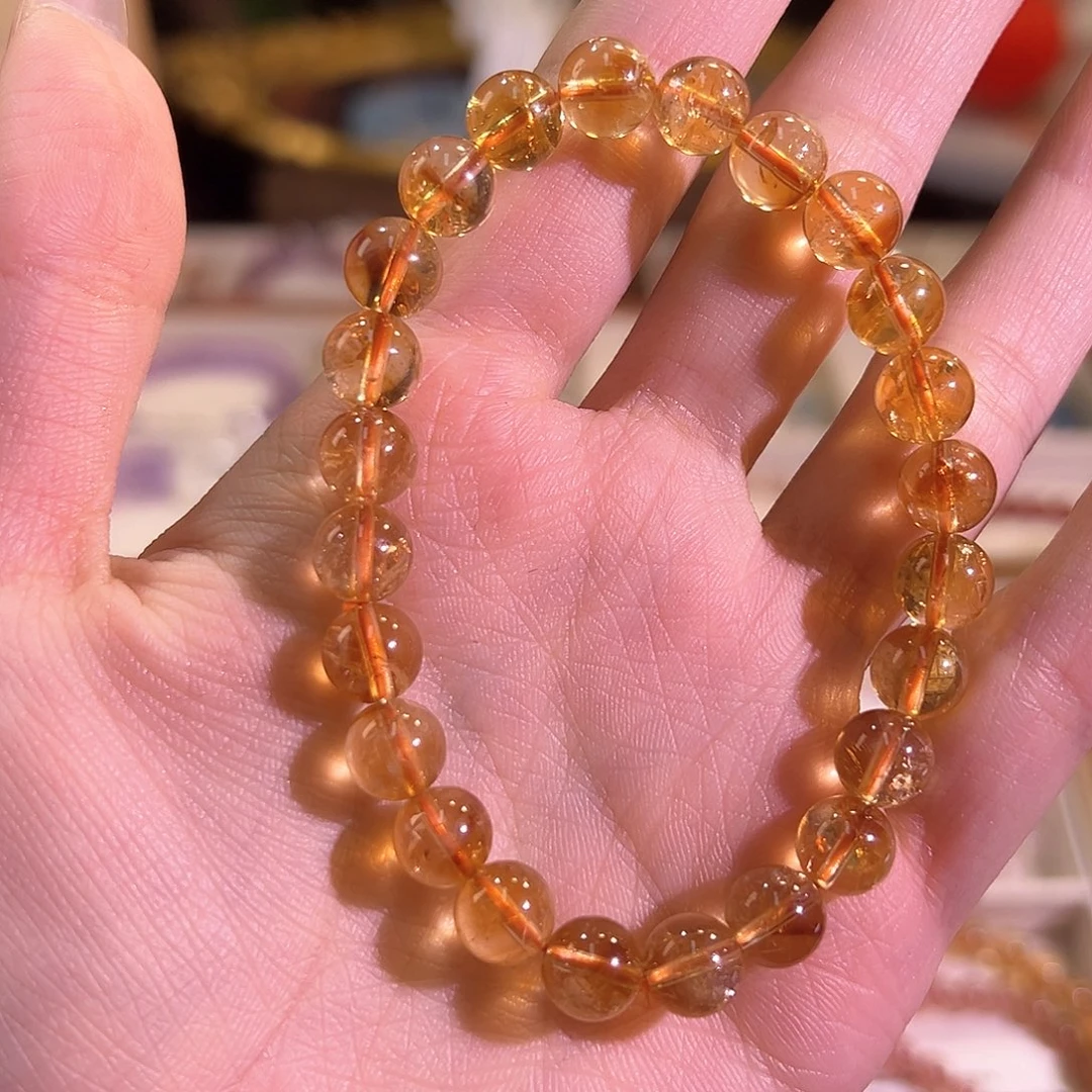 水晶手链未镶嵌黄塔晶