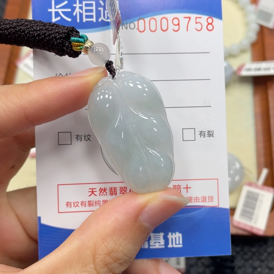 颈饰未镶嵌翡翠翡翠吊坠9758