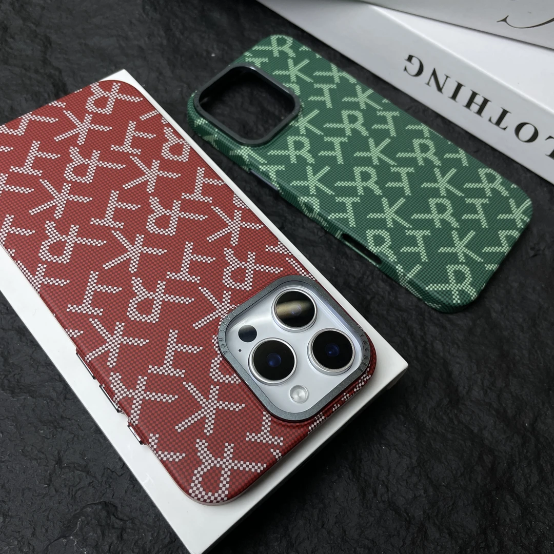 【RTK纹理】适用苹果14/15/16Pro Max手机壳金属镜头按键超薄硬壳